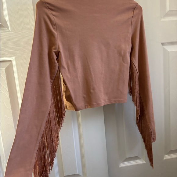 Wild Junkie Boutique crop fringed top - Picture 3 of 5